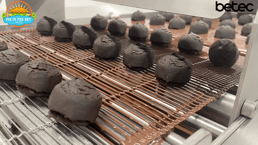 BETEC enrobing line for imitation chocolate/E400 line