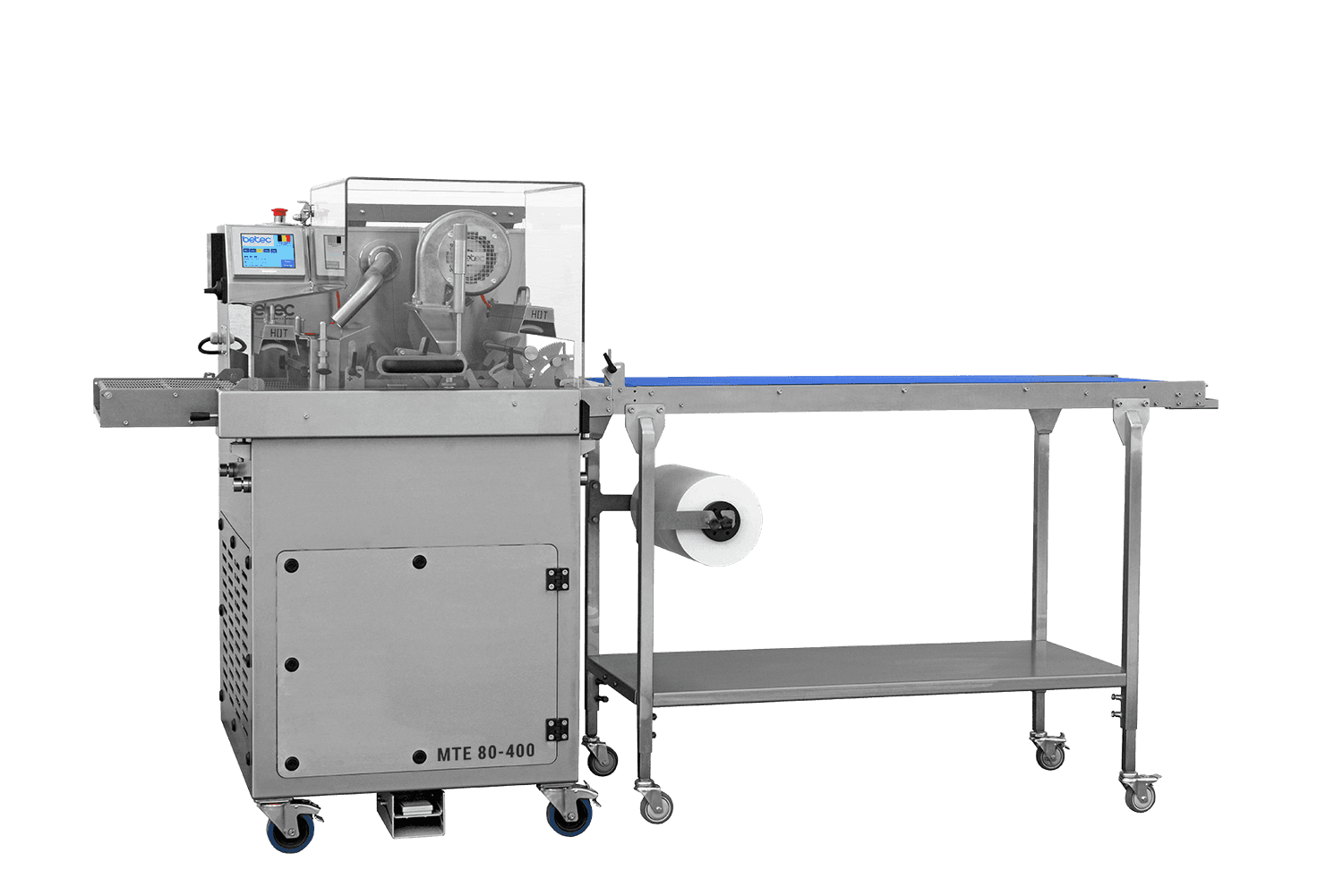 Tempering, moulding and enrobing machine