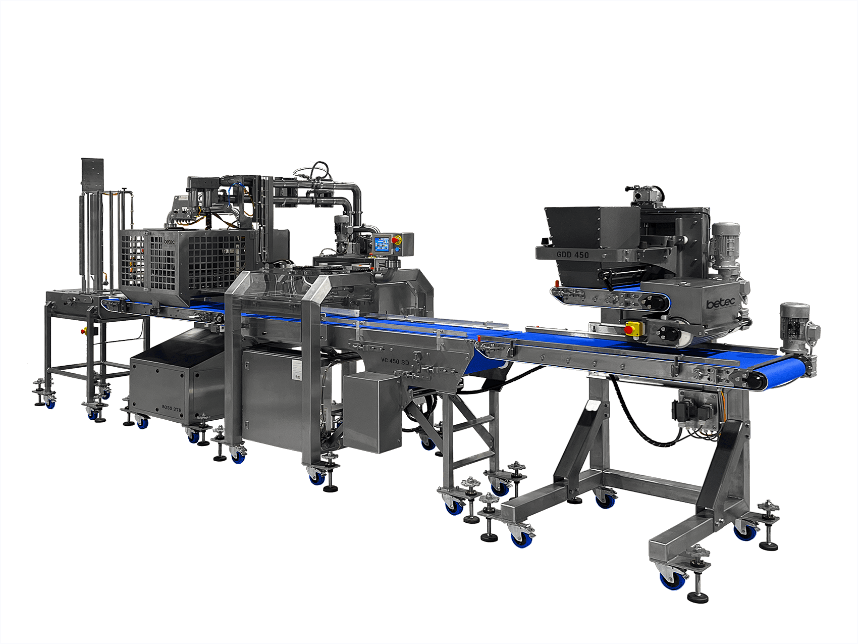 Multifunctional Dosing and One-Shot Chocolate Filling System with Dual Tempering and Decoration Unit