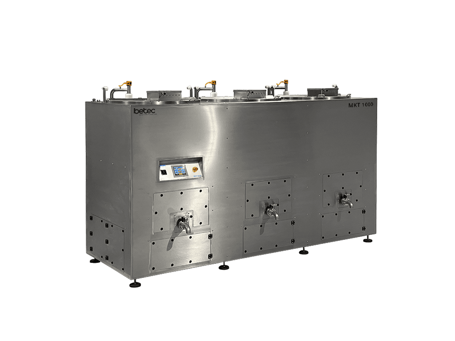 Drievoudige smelttank