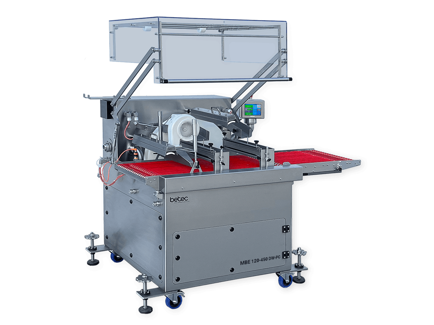 2-in-1-machine for moulding and enrobing