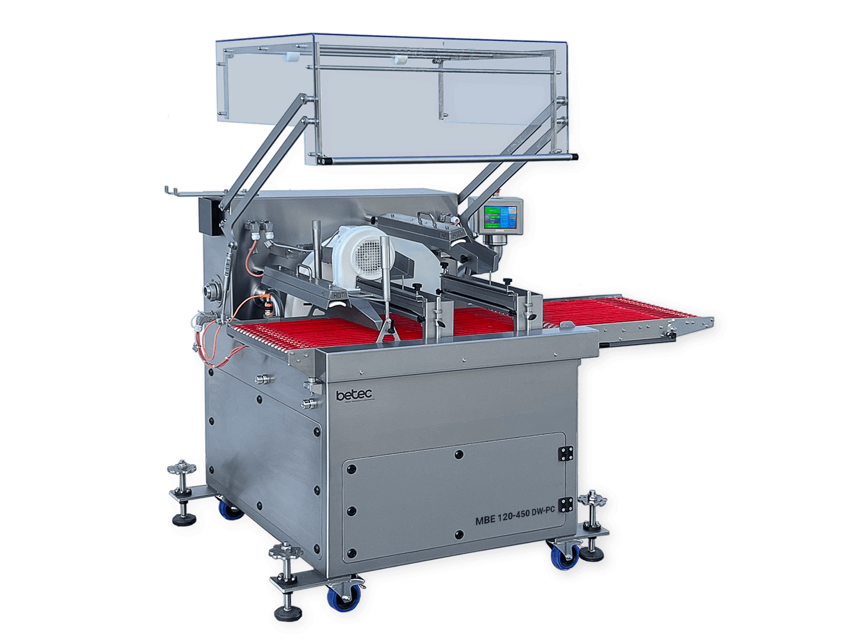 2-in-1-machine for moulding and enrobing