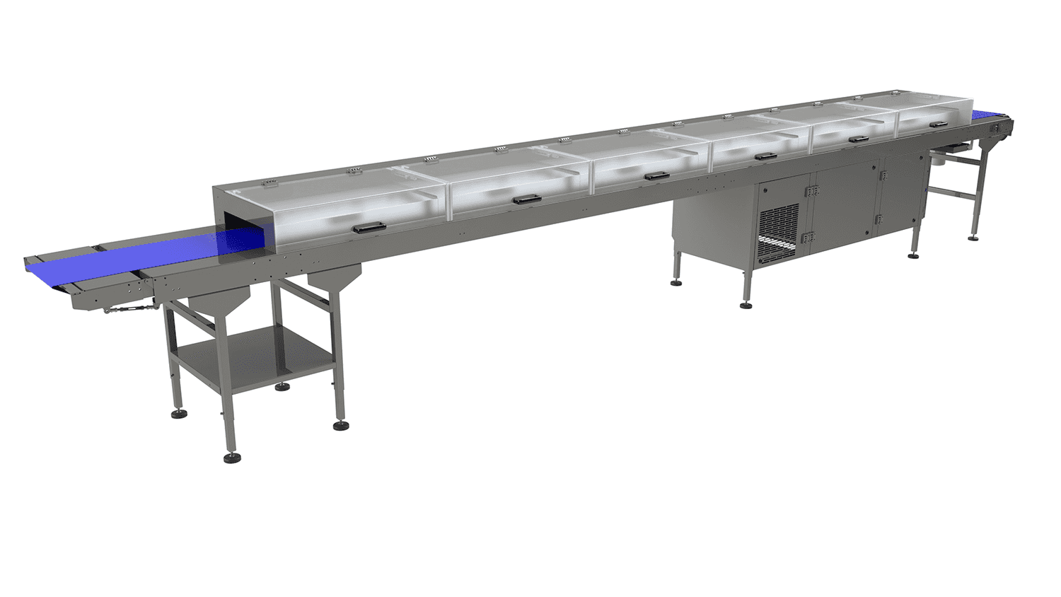 Compact Cooling Tunnel for Controlled Chocolate Cooling