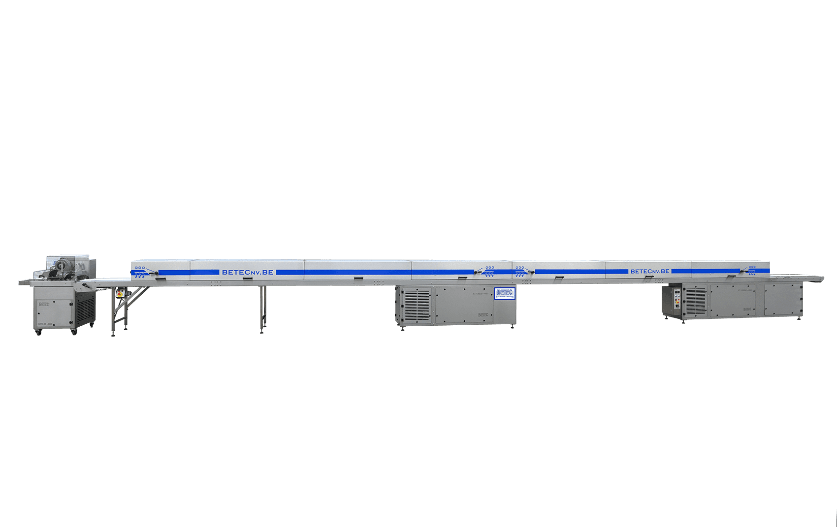Tempering, moulding and enrobing machine