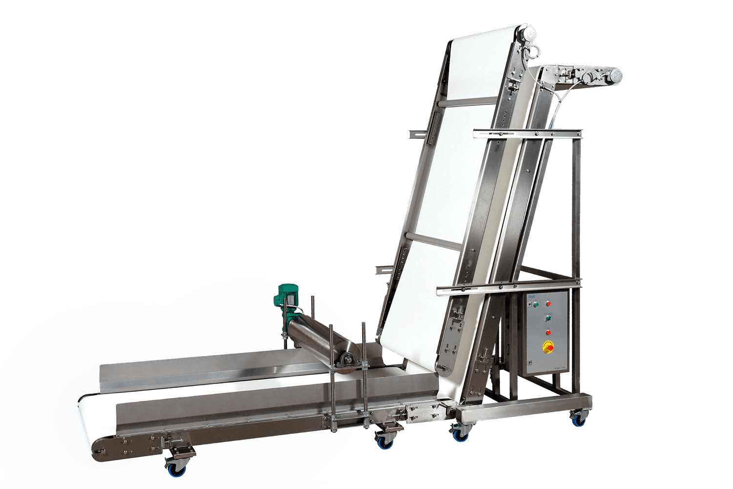 Conveyor with PU belt