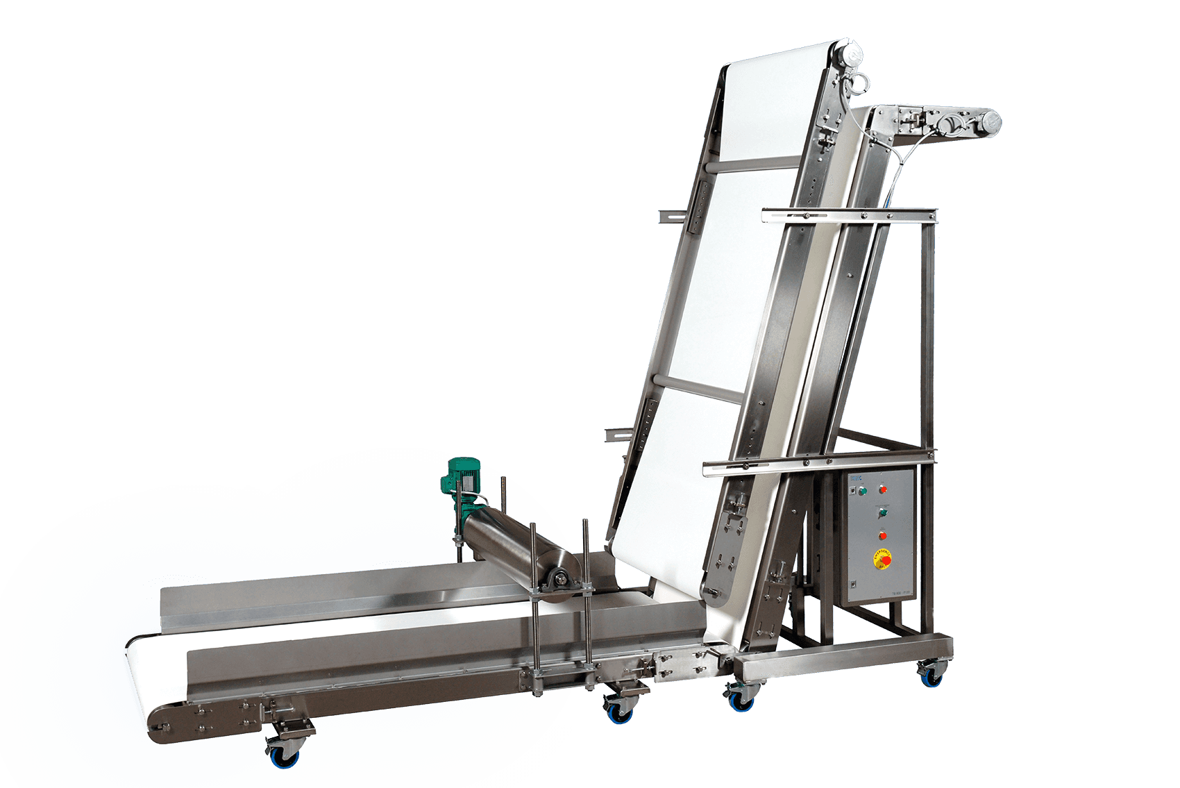 Conveyor with PU belt