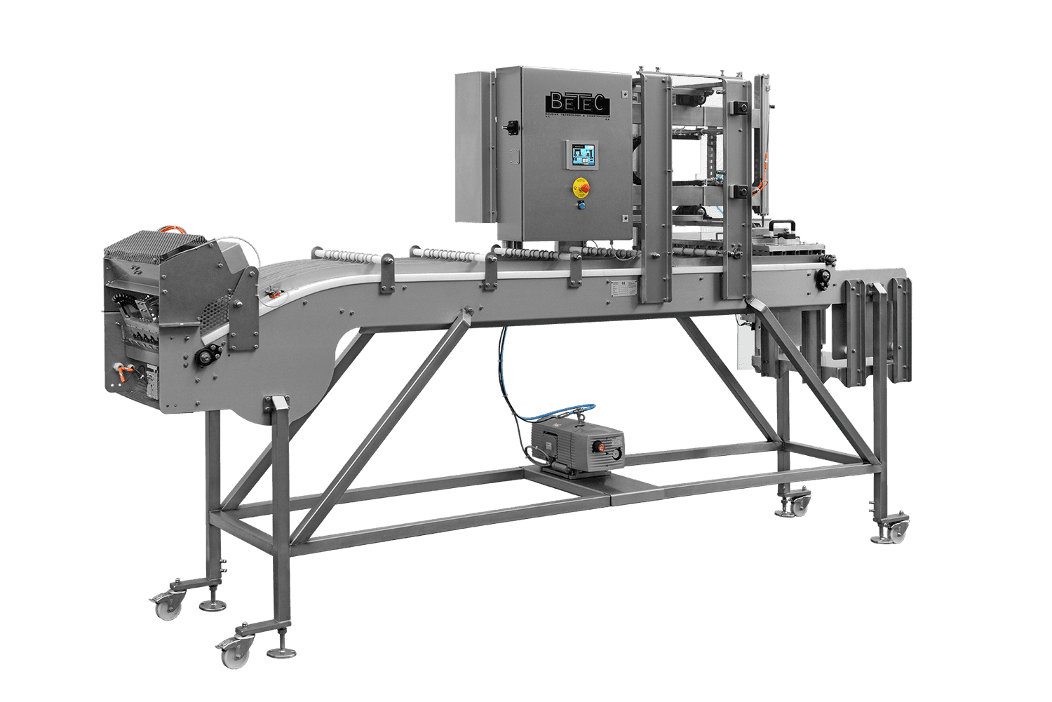 Ontstapelaar voor kartonnen verpakkingen voor ijslolly’s