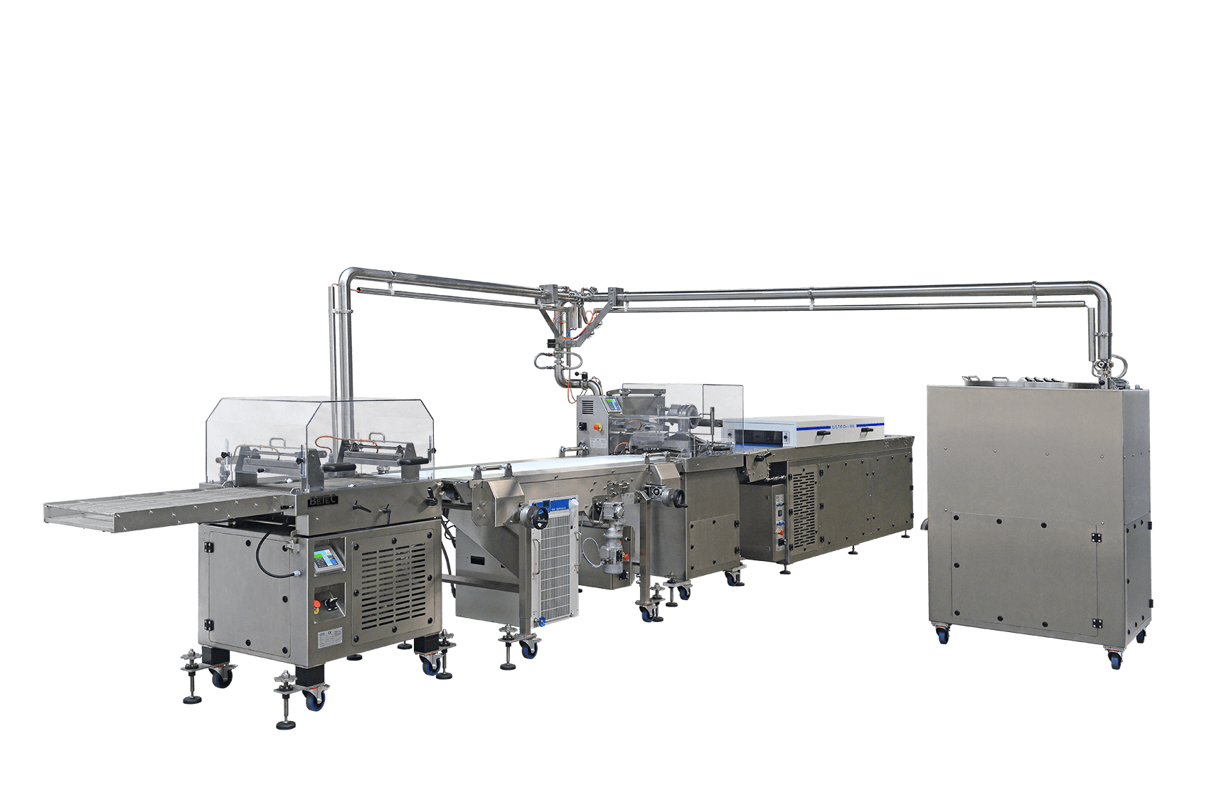 Double-jacketed pipes