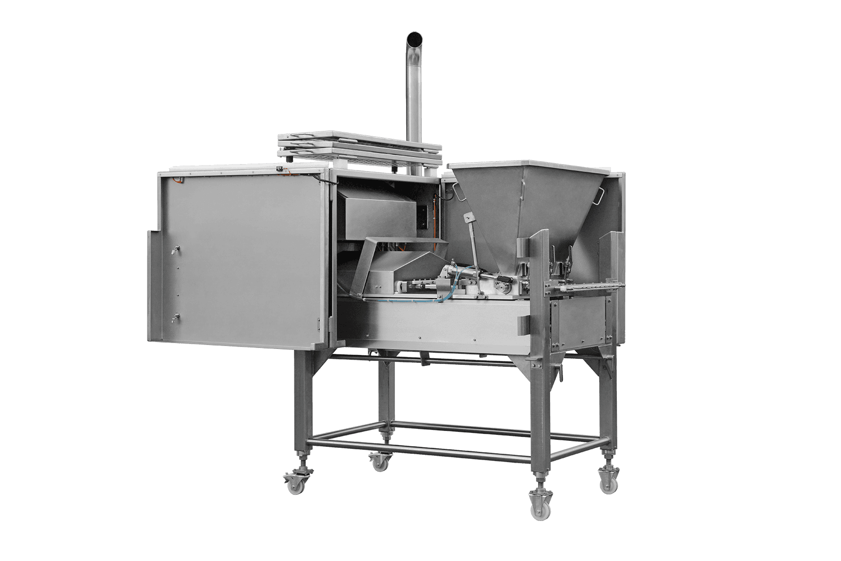 Cakes and pastry injection line for eclairs