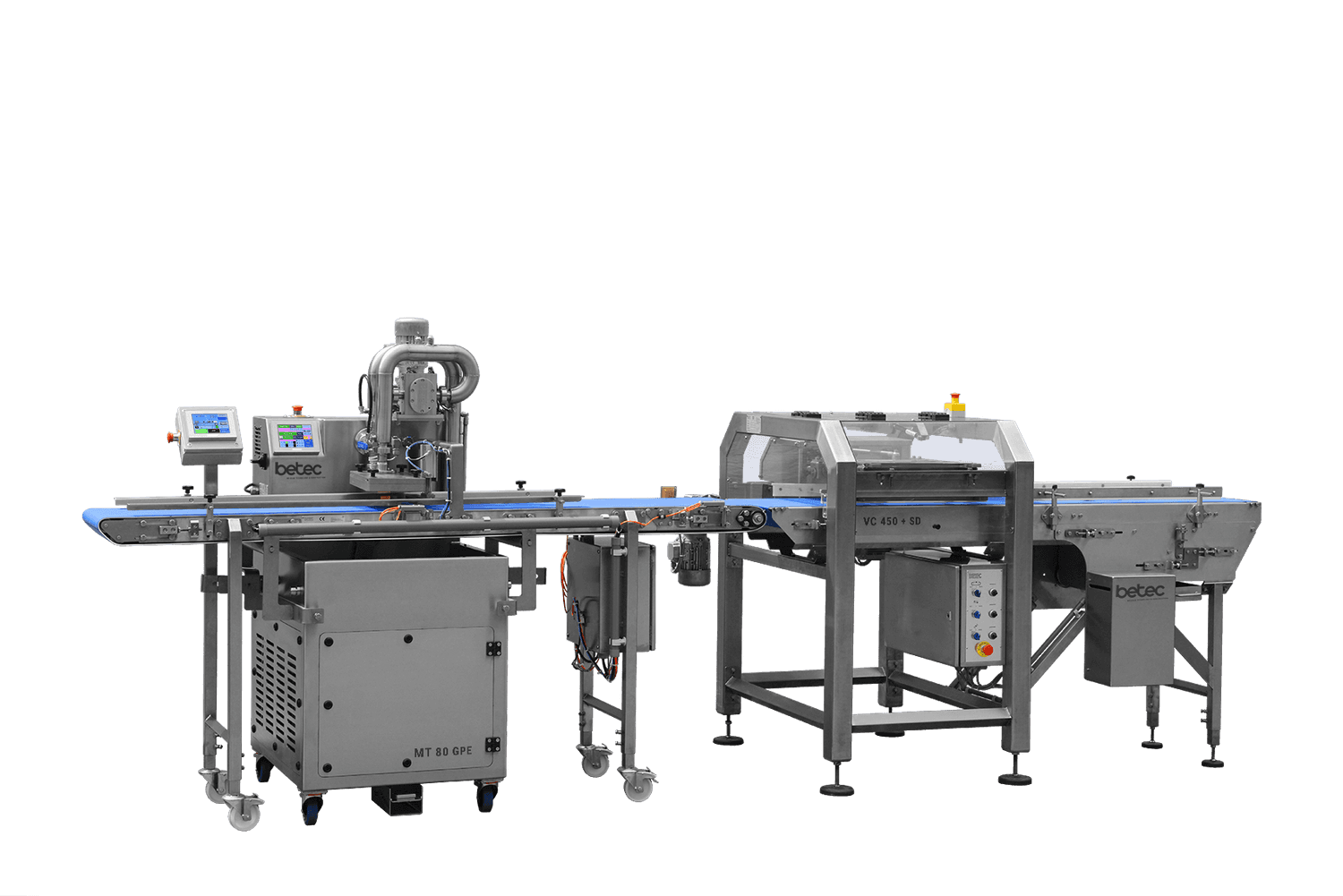 Compact tempering and dosing line