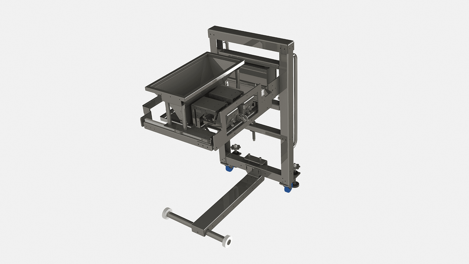 Granulate decorating machine with vibration technology for precise product decoration