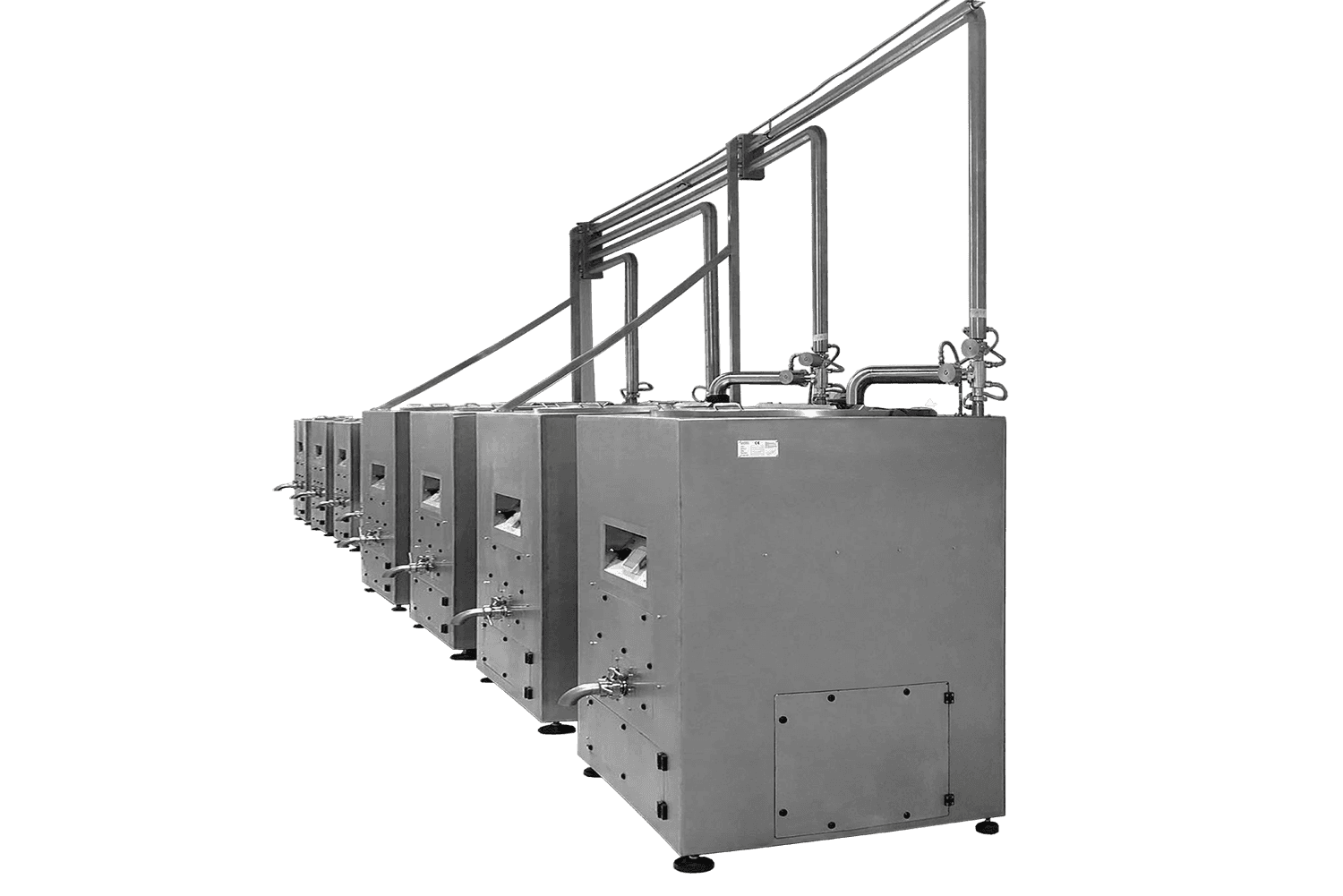 Double-jacketed pipes