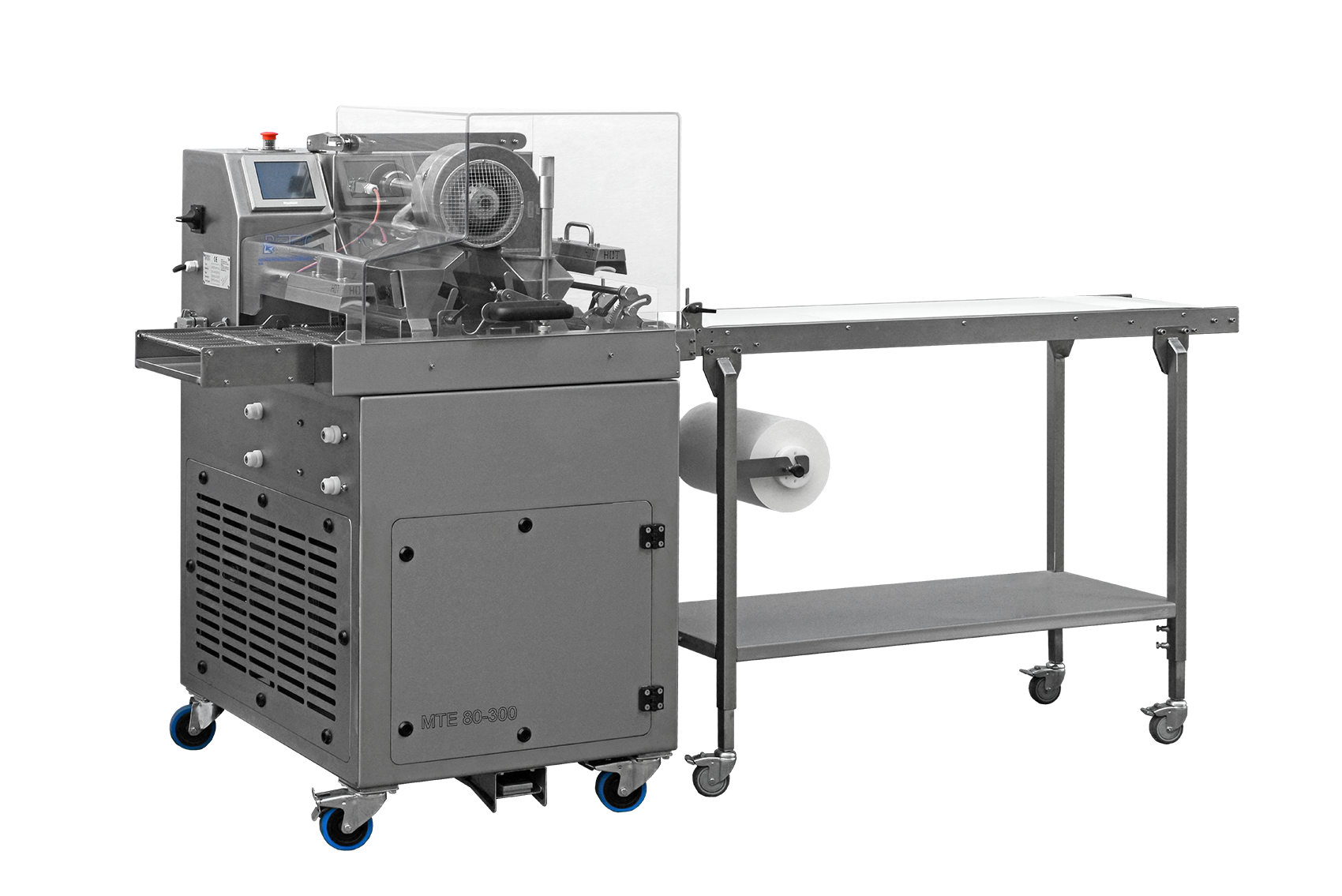 Tempering, moulding and enrobing machine